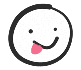 Emoji face - funny weird smiley sticker sticker #14796594
