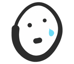 Emoji face - funny weird smiley sticker sticker #14796595