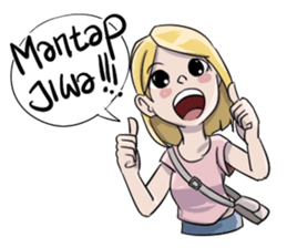 Cewek Medsos sticker #14797950