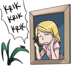 Cewek Medsos sticker #14797951