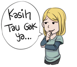 Cewek Medsos sticker #14797952