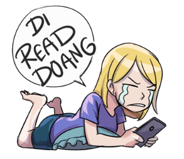 Cewek Medsos sticker #14797955