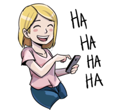 Cewek Medsos sticker #14797958