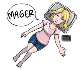 Cewek Medsos sticker #14797962