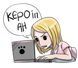 Cewek Medsos sticker #14797966