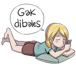 Cewek Medsos sticker #14797976