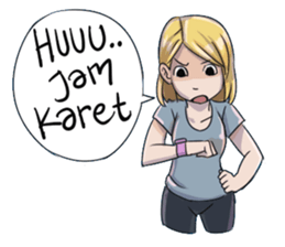 Cewek Medsos sticker #14797987