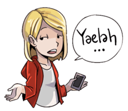 Cewek Medsos sticker #14797988