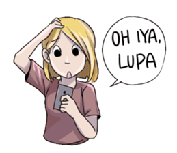 Cewek Medsos sticker #14797989