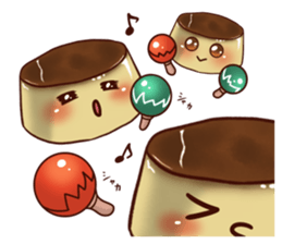 More! Greedy pudding sticker #14798563