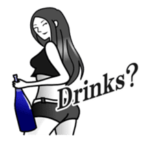 Drinking People (Animation) ENG.ver sticker #14798818