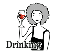 Drinking People (Animation) ENG.ver sticker #14798820