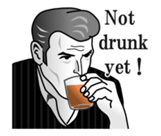 Drinking People (Animation) ENG.ver sticker #14798837