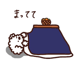 Toypoodle loafs around at home 3 sticker #14798919
