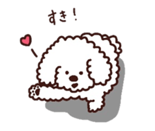 Toypoodle loafs around at home 3 sticker #14798938