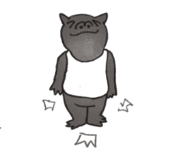 Hippo Guy sticker #14798944