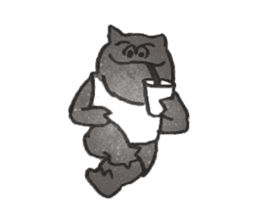 Hippo Guy sticker #14798947