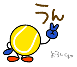 Tennis2(Daily conversation) sticker #14798965