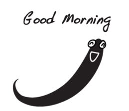 black worm sticker #14799182