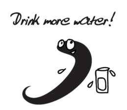 black worm sticker #14799197