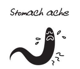 black worm sticker #14799200