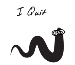 black worm sticker #14799202