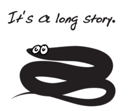 black worm sticker #14799216