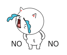 ultra high speed motion cat EG sticker #14799489