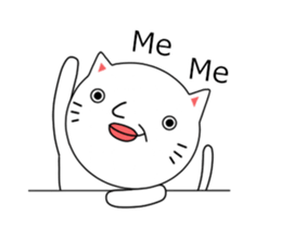 ultra high speed motion cat EG sticker #14799492