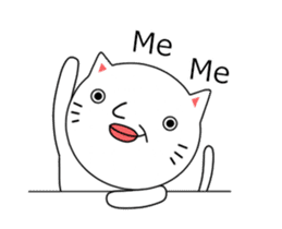 ultra high speed motion cat EG sticker #14799492