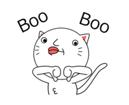 ultra high speed motion cat EG sticker #14799493