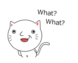 ultra high speed motion cat EG sticker #14799494