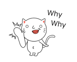 ultra high speed motion cat EG sticker #14799501