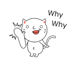 ultra high speed motion cat EG sticker #14799501