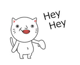 ultra high speed motion cat EG sticker #14799505