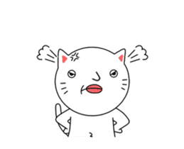 ultra high speed motion cat EG sticker #14799506