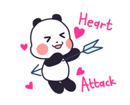 Meenie the panda sticker #14799710