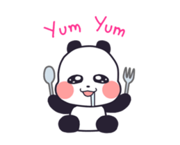 Meenie the panda sticker #14799711