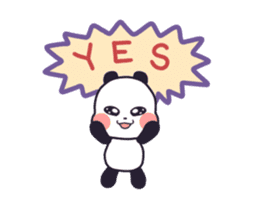 Meenie the panda sticker #14799715