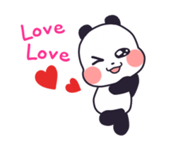 Meenie the panda sticker #14799719