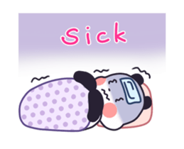 Meenie the panda sticker #14799725