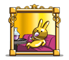 Move Golden Rabbit for rich man sticker #14799867