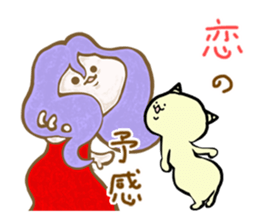 Demon's cat2 sticker #14799903