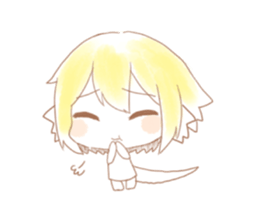 tsukunechan of lizard sticker #14800513