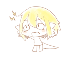 tsukunechan of lizard sticker #14800517