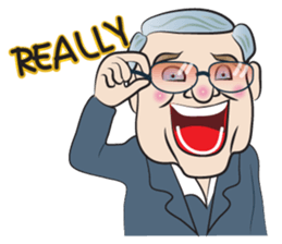 grand mom and her family sticker #14800557