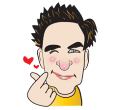 grand mom and her family sticker #14800567