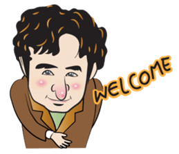 grand mom and her family sticker #14800572