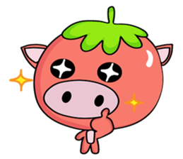 TOMATO PIG sticker #14801165