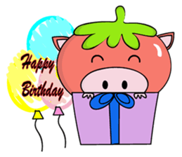 TOMATO PIG sticker #14801170